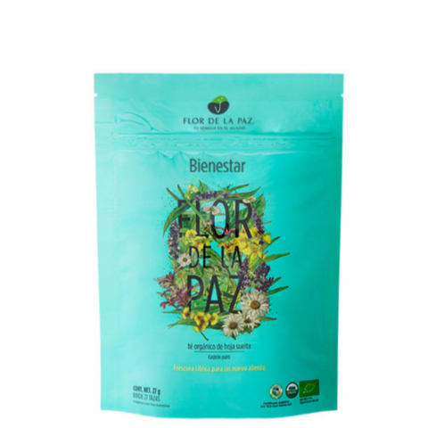 Infusión Orgánica Flor de la Paz Bienestar *Cedrón