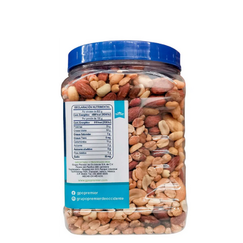 Mix Cacahuates y Nueces 800g Premier