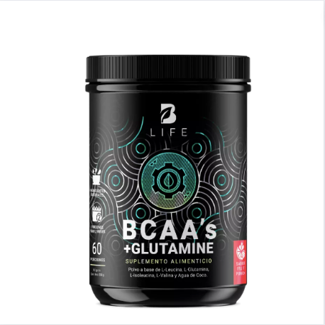 BCAA's + Glutamine BCAA's y Glutamina 60 porciones | Blife