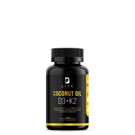 Coconut Oil D3+K2 , Aceite de Coco, Vitamina D3 y K2 | Blife