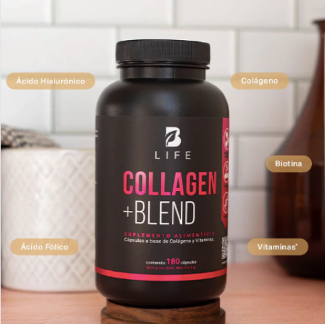 Collagen + Blend Colágeno Plus 90 cap  | Blife