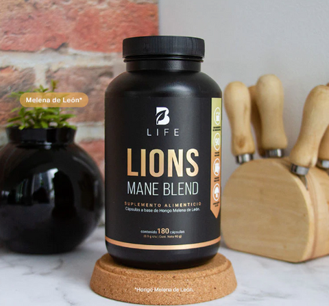 Lions Mane Blend  Hongo de Melena de León 180 cap | Blife