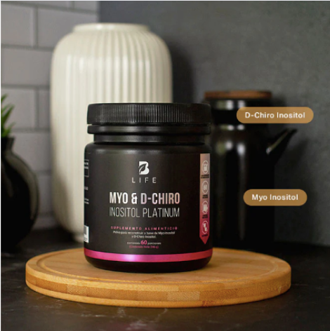 MYO y D-Chiro Inositol Platinum Polvo de Ratio 40:1 | Blife