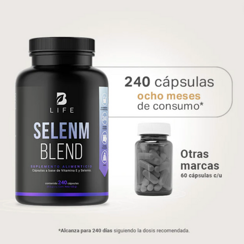 Selenm Blend Selenio 240 caps. | Blife