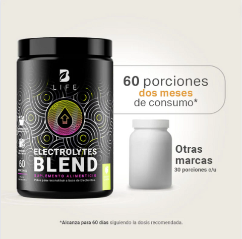 Electrolytes Blend Limón Mezcla de Electrolitos sabor Limón 390g | Blife