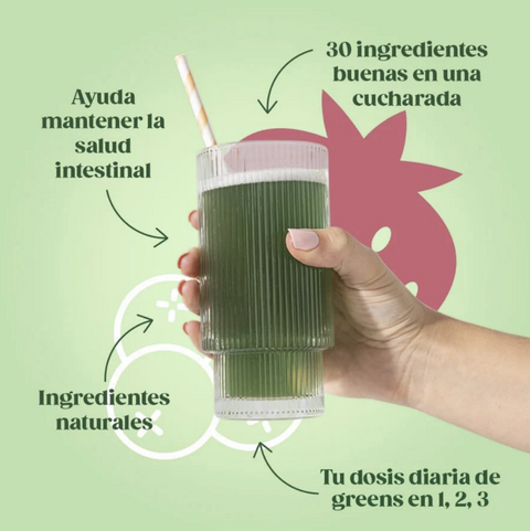 Mezcla de Verduras y Super foods en polvo Frutos Rojos⎜Bloom