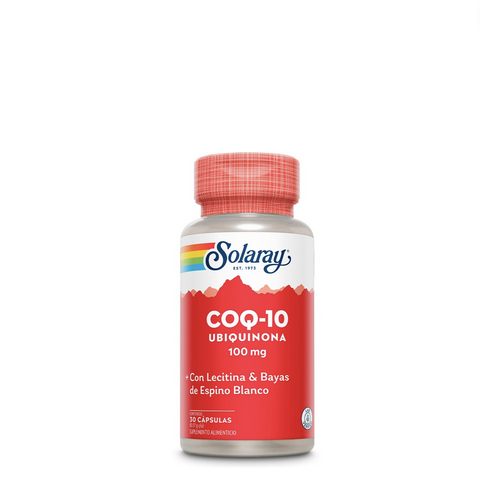 CoQ-10  Ubiquinol 30 Cápsulas⎜Solaray