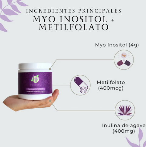 Myo-Inositol con Metilfolato  ⎜Holiherb