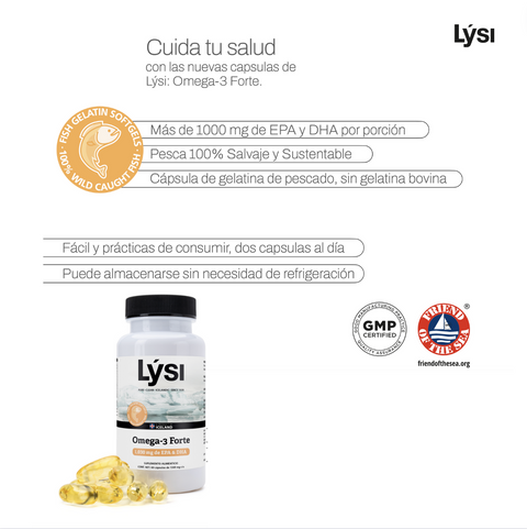 Cápsulas Omega-3 Forte⎜ Lysi