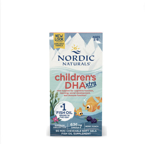 Children's DHA Xtra Mini soft gel masticables⎜Nordic Naturals