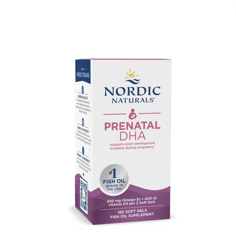 Suplemento Dha Prenatal sin sabor Softgel  180 caps | Nordic Naturals