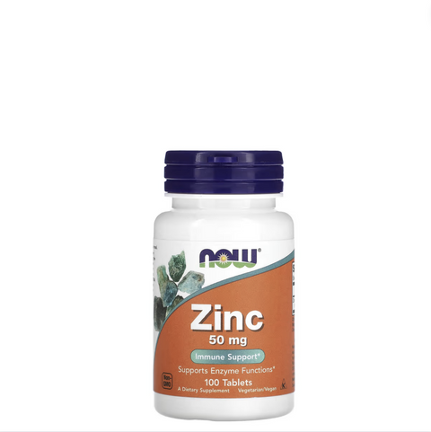 Gluconato de Zinc 50mg Tabletas | Now