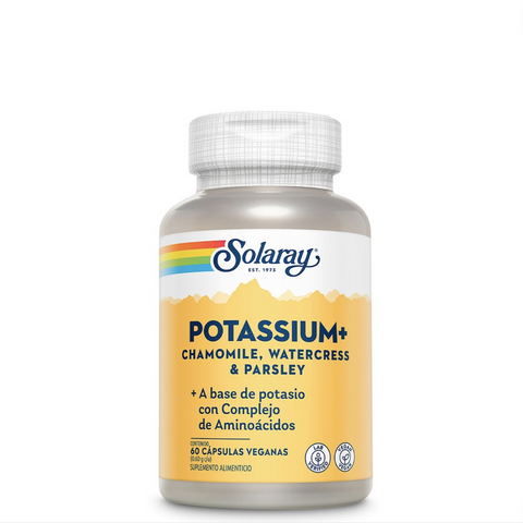 Potasio 99 mg 60 Cápsulas⎜Solaray