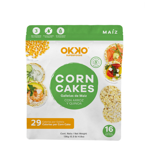 Corn Cakes 16pzas Okko