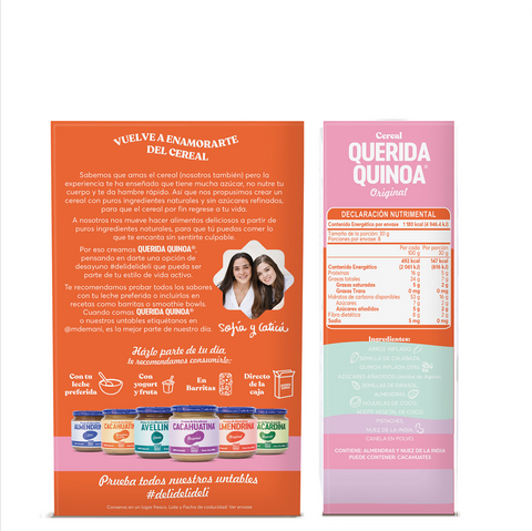 Querida Quinoa Cereal Vegano Sin Trigo 240g