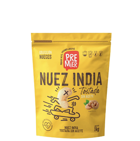 Nuez de la India Tostada Con Sal de Mar Premier