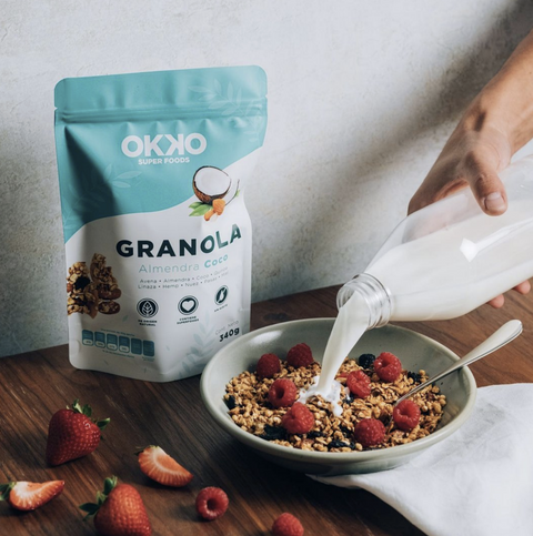 Granola Almendra Coco 340g Okko