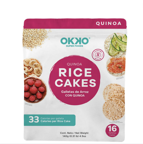 Galleta de Arroz con Quinoa Rice Cake 16 pzas Okko