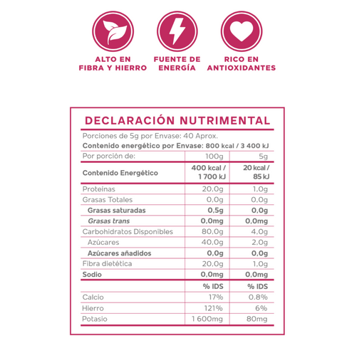 Maca Orgánica Gelatinizada en Polvo 200g Okko