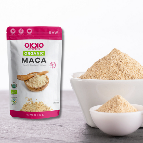 Maca Orgánica Gelatinizada en Polvo 200g Okko