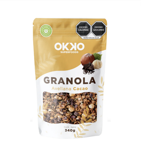 Granola Avellana Cacao 340g Okko