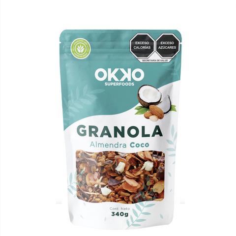 Granola Almendra Coco 340g Okko