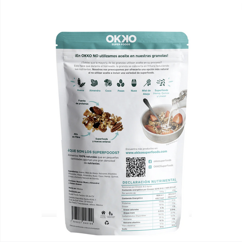 Granola Almendra Coco 340g Okko