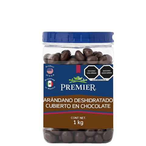 Arándano deshidratado cubierto con chocolate 1 Kilo Premier