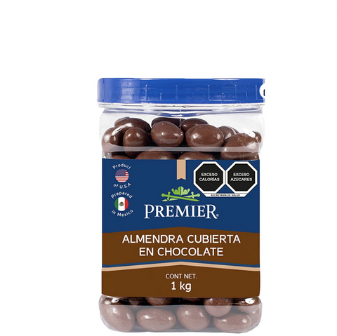 Almendra Natural Cubierta de Chocolate 1 kilo Premier