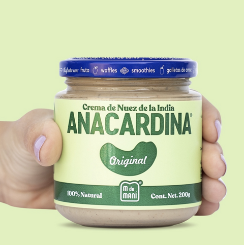 Crema de Nuez de la india Anacardia M de Maní