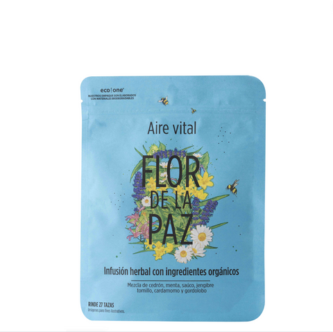 Infusión Orgánica Flor de la Paz Aire Vital *Mezcla Antigripal