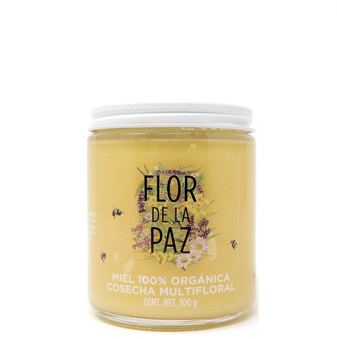 Miel de Abeja Orgánica 300g Flor de la Paz