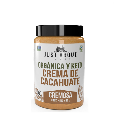 Crema de Cacahuate Cremosa 454g Just About Foods