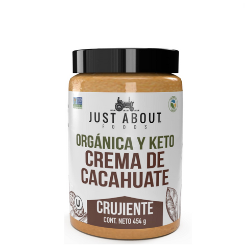 Crema de Cacahuate Crunchy 454g Just About Foods