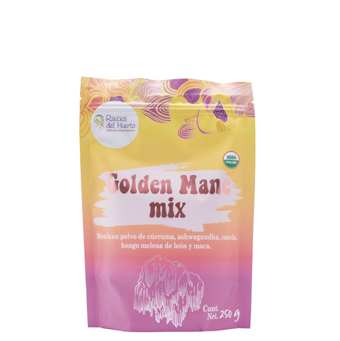 Golden Mane Mix Mezcla de Adaptógenos Raíces del Huerto