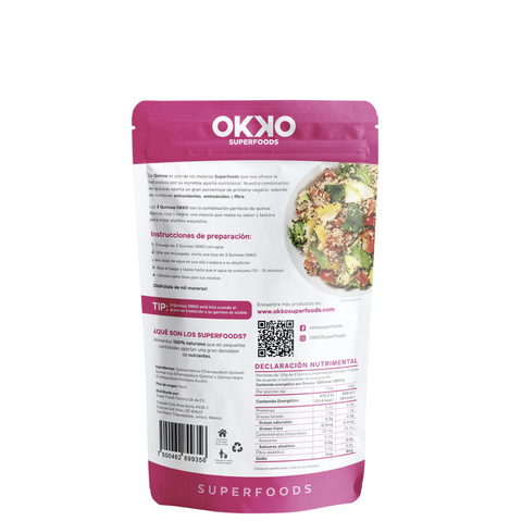 3 Quinoas Okko 500g