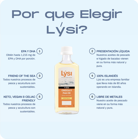 Aceite de Pescado Omega-3 | Lysi