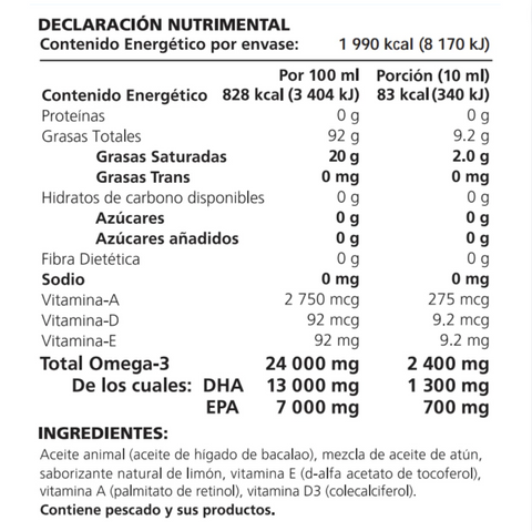 Aceite de Hígado de Bacalao Junior| Lysi