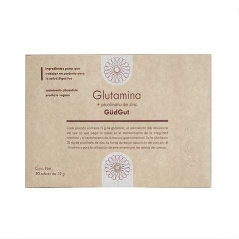 Glutamina + Picolinato de Zinc ⎜GüdGut