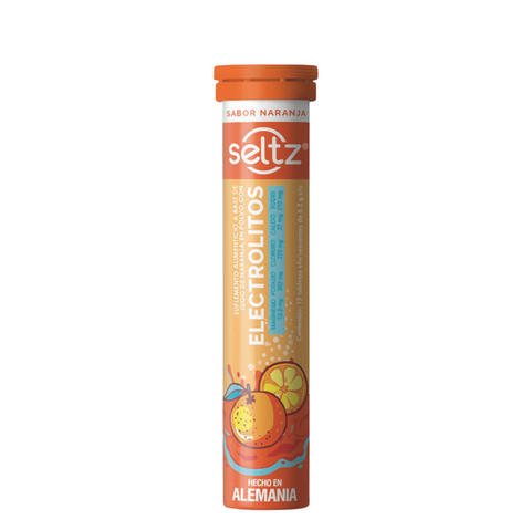 Electrolitos Efervecentes sabor Naranja⎜Seltz