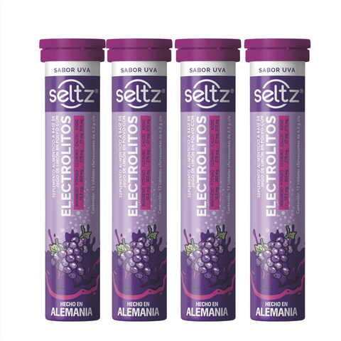 Electrolitos Efervecentes sabor Uva⎜Seltz