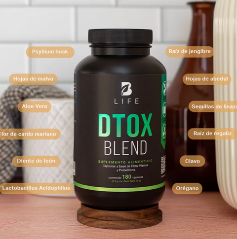 Dtox Blend Detox a base de Malva, Psyllium Husk y Diente de León | Blife