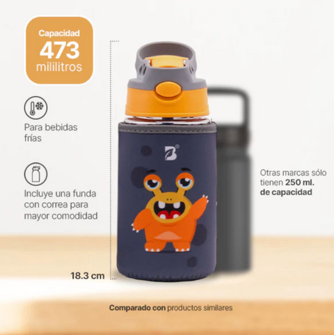 Botella Para Niños Calabacín 473 ml | Blife