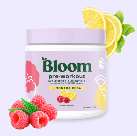 Pre Workout en polvo Limonada Rosa⎜Bloom