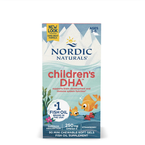 Suplemento de DHA omega 3 para Niños Masticables⎜Nordic Naturals