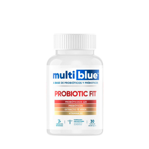 Probióticos y Prebióticos Probiotic Fit  ⎜Multiblue