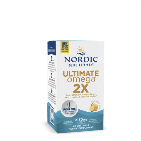 Ultimate Omega3 2X 60 Caps.⎜ Nordic Naturals