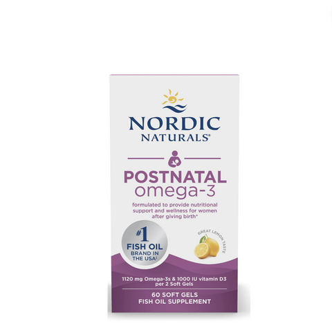 Postnatal Omega-3 60 Caps⎜Nordic Naturals