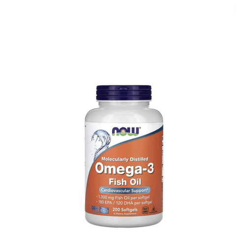 Aceite de pescado omega-3 1,000mg 200 softgel⎜Now Foods