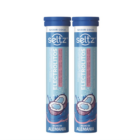 Electrolitos Efervecentes sabor Coco⎜Seltz